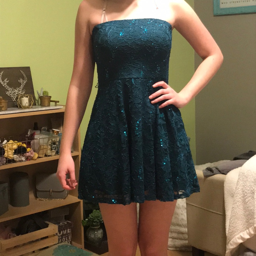 AS U WISH strapless dress